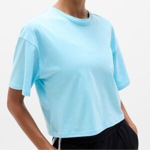 NWT Athleta True Cotton Crop Tee